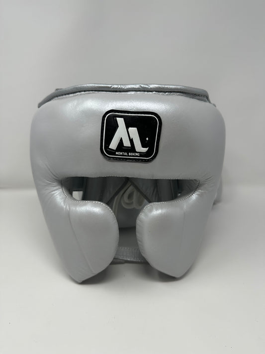 CASQUE POMMETTES - EN CUIR - ARGENT
