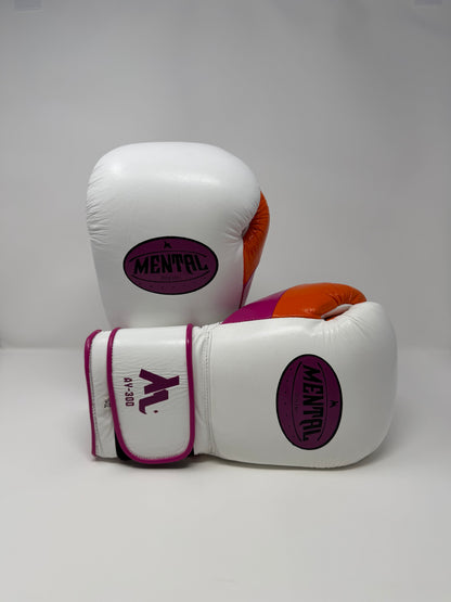 GANTS DE SPARRING - AY-300 - Violet/Orange/Blanc