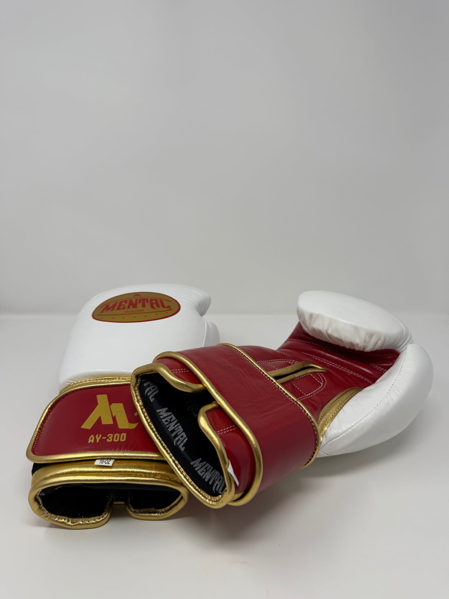 GANTS DE SPARRING - AY-300 - Bordeau/Doré/Blanc