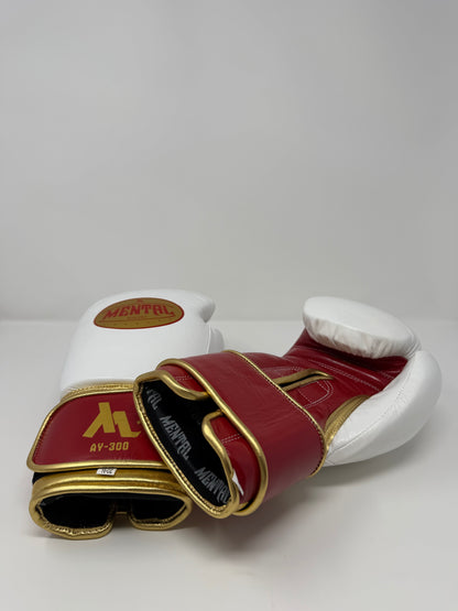 GANTS DE SPARRING - AY-300 - Bordeau/Doré/Blanc
