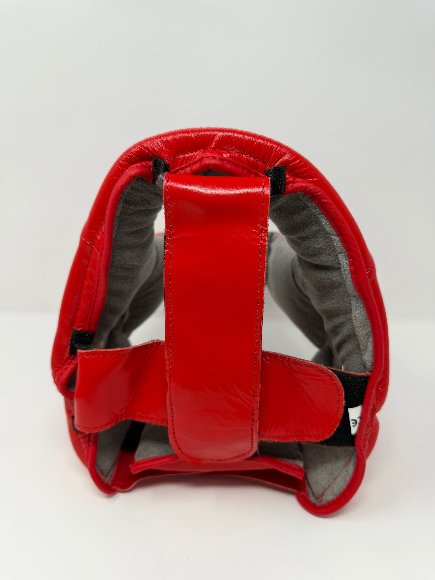 CASQUE DE COMPETITION - EN CUIR - ROUGE