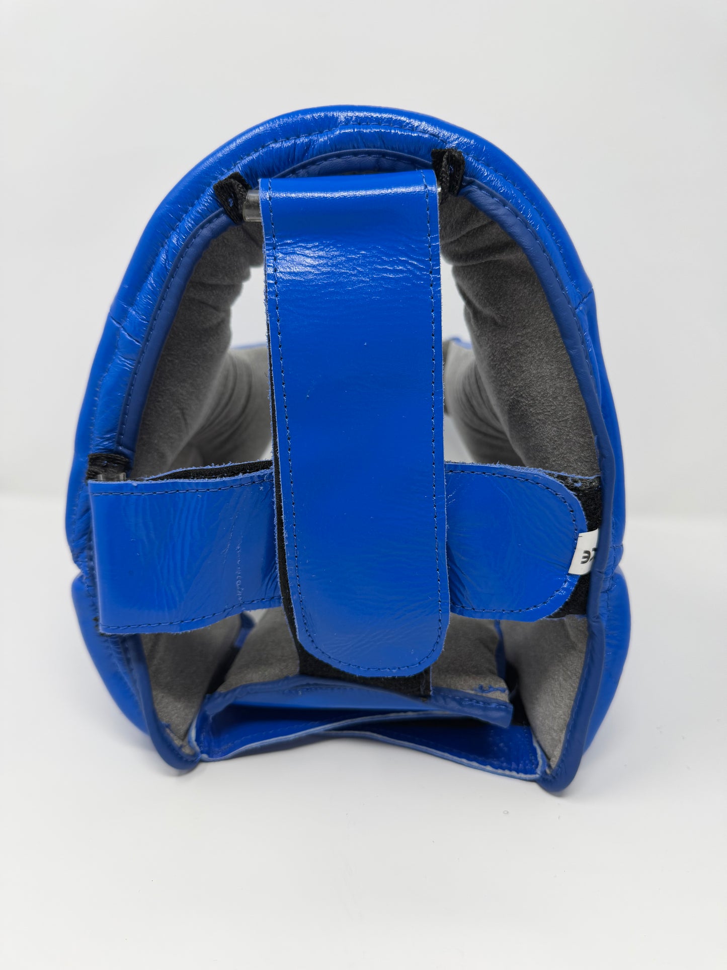 CASQUE DE COMPETITION - EN CUIR - BLEU