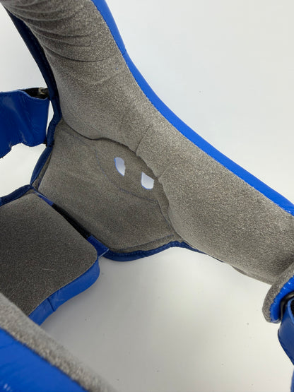 CASQUE DE COMPETITION - EN CUIR - BLEU