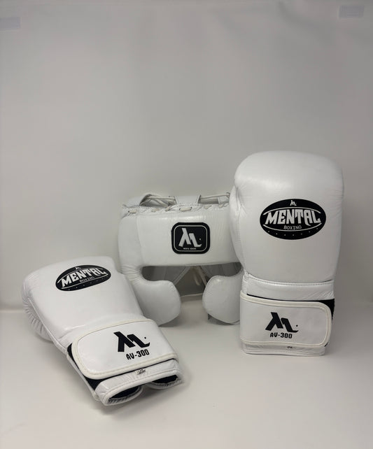 KIT SPARRING - BLANC - AY_300/CASQUE POMETTES
